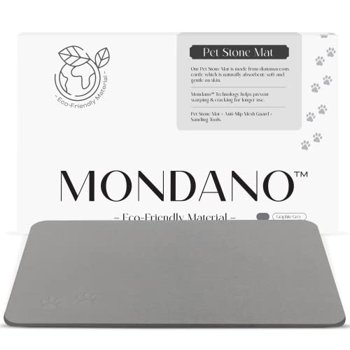 Mondano Kieselgur Haustiermatte, Graphitgrau Mondano Kieselgur Haustiermatte, Graphitgrau von Mondano