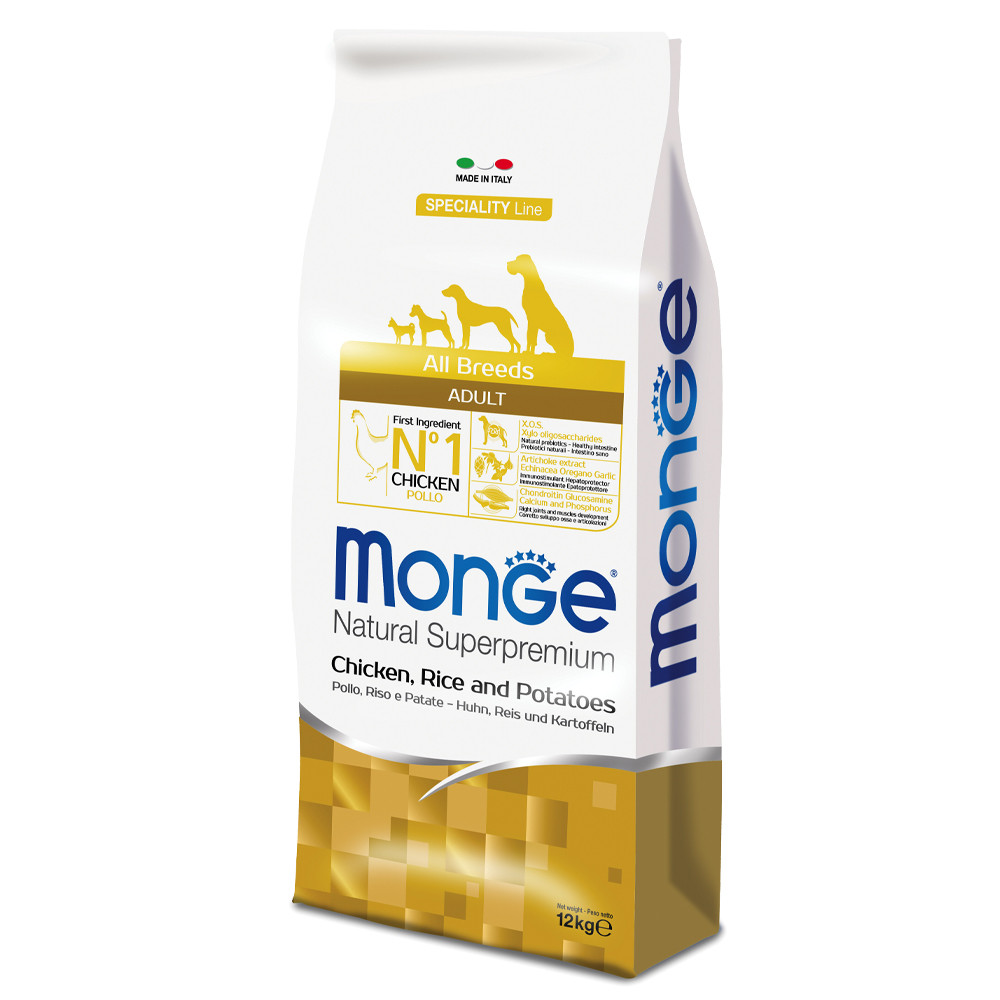 Monge Super Premium Huhn, Reis & Kartoffel - 12 kg von Monge Superpremium Dog