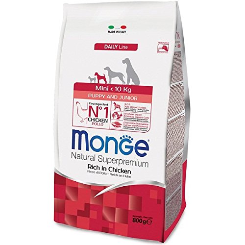 Krokette Monge Mini Puppy Junior 800 g von Monge Superpremium