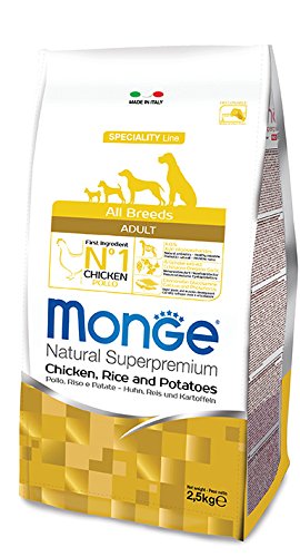 MONGE All Breeds Trockenfutter und Kroketten für Hunde, Natural Superpremium von Monge