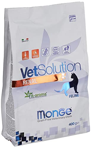 MONGE Veterinary Solution Katze Renal GR. 400 Katzenfutter, Mehrfarbig, einzigartig, Einheit von Monge