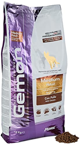 Monge Gemon Adult Medium Hundefutter mit Hühnerfleisch 15 kg. von Monge