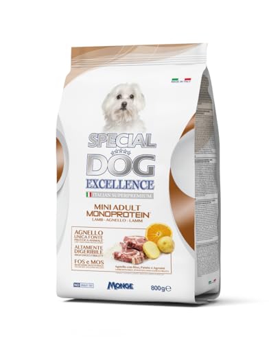 Special Dog Excellence Kroketten 800 g Mini Adult Lamm von Monge