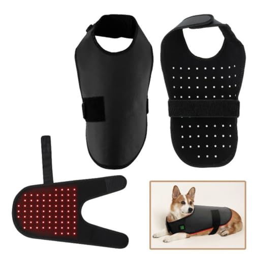 Gürtel für Hunde und Katzen, rotes Infrarotlicht, verstellbares Haustier Gürtel für Hunde und Katzen, rotes Infrarotlicht, verstellbares Haustier von Monivi
