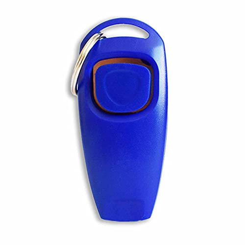MONKIMAU Hundepfeife mit Klicker - Rückruf für Hunde und Katzen Training Set (blau) von MONKIMAU