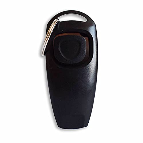 MONKIMAU Hundepfeife mit Klicker - Rückruf für Hunde und Katzen Training Set (schwarz) von MONKIMAU