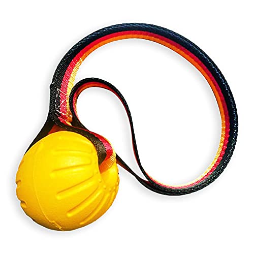 Monkimau Hundespielzeug unzerstörbar - Hunde Spielzeug Ball und Seil große Hunde von Monkimau