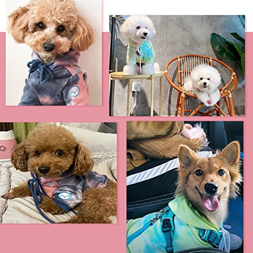 Hunde-Kapuzenpullover für kleine Hunde, bequem, warm, modisch, für den Winter, zweibeinig, Violett von Monnadu