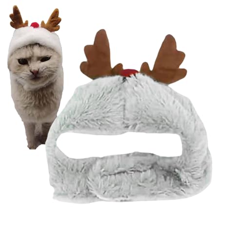 Katze Weihnachten Outfit Haustier Rentier Kostüm für Hunde Rentier Hund Outfit Warm Rentier Katze Hüte Kopfbedeckung Haustier Kostüm Langlebig für Themenaktivitäten Weihnachtsfeier Katze Weihnachten Outfit Haustier Rentier Kostüm für Hunde Rentier Hund Outfit Warm Rentier Katze Hüte Kopfbedeckung Haustier Kostüm Langlebig für Themenaktivitäten Weihnachtsfeier von Monozoz