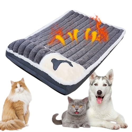 Monozoz Hundebett-Matte | Waschbares Hundebett für Käfig mit rutschfester Unterseite – Kistenunterlage mit weichem Kissen für kleine Hunderassen, Haustierbett zum Schlafen & Reduzieren von Unease Monozoz Hundebett-Matte | Waschbares Hundebett für Käfig mit rutschfester Unterseite – Kistenunterlage mit weichem Kissen für kleine Hunderassen, Haustierbett zum Schlafen & Reduzieren von Unease von Monozoz