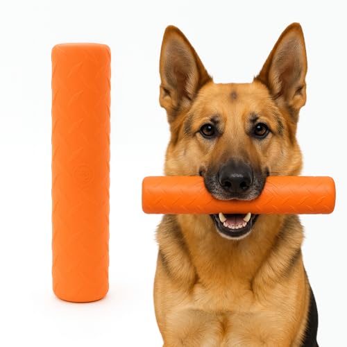 Monster K9 unzerstörbares Hundespielzeug – lebenslanger Ersatz – langlebig für aggressive Kauer – sicherer, ungiftiger Naturkautschuk – Kauen, Zerren und Apportieren – robust, robust, hergestellt in von Monster K9 Dog Toys