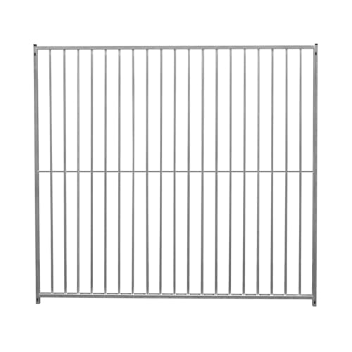 Hundegehege aus verzinktem Stahl, robust, begehbares Tiergehege, Zaun, Laufstall, Stützstange, 8 cm Stangenabstand, 1,84 m x 2 m, modular, inklusive Bodenbefestigungsklammern und Befestigungsset Hundegehege aus verzinktem Stahl, robust, begehbares Tiergehege, Zaun, Laufstall, Stützstange, 8 cm Stangenabstand, 1,84 m x 2 m, modular, inklusive Bodenbefestigungsklammern und Befestigungsset von Monster Shop