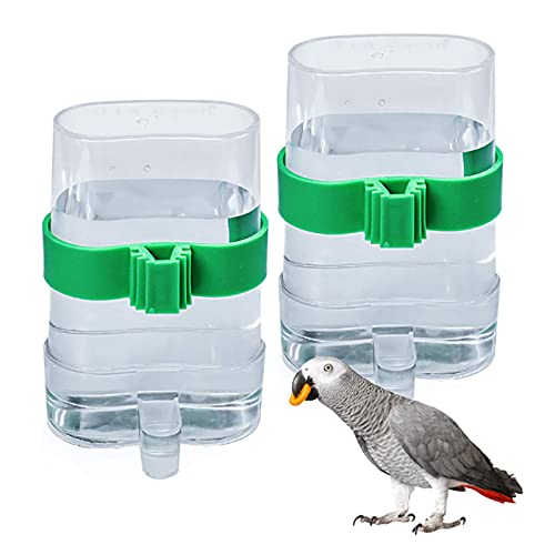 2 Stück Vogel-Wasserspender,Automatischer Wasserspender für Vögel,Käfig Wasserspender Vogel,Wasserspender Clip,Futterspender Vogel,Automatischer Wasserspender,für Kleintiere/Papageien/Kanarienvögel 2 Stück Vogel-Wasserspender,Automatischer Wasserspender für Vögel,Käfig Wasserspender Vogel,Wasserspender Clip,Futterspender Vogel,Automatischer Wasserspender,für Kleintiere/Papageien/Kanarienvögel von Monsully