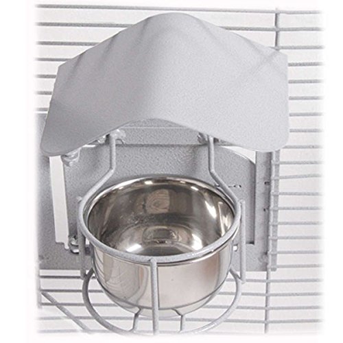 Montana Cages | 2-er Set Feeder Shield (Napfdach) - Large Platinum von Montana Cages