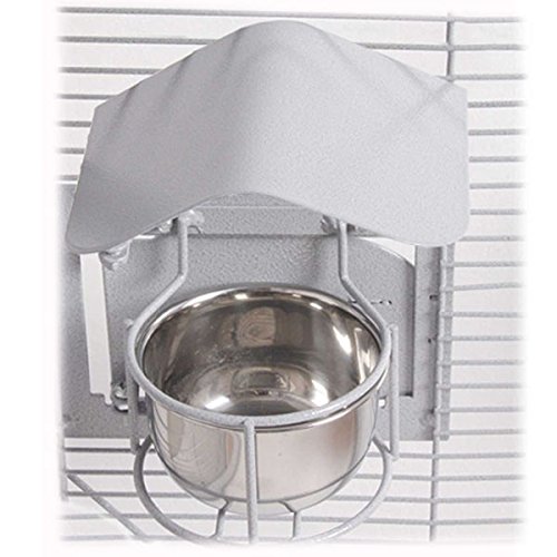 Montana Cages | 4er-Set Feeder Shield - Futternapf-Dach | Large - Platinum | ca. 17,5 x 14,5 x 4,5 cm Montana Cages | 4er-Set Feeder Shield - Futternapf-Dach | Large - Platinum | ca. 17,5 x 14,5 x 4,5 cm von Montana Cages