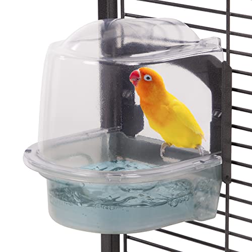 Montana Cages | Badehaus für Montana Käfige der SMALL Serie, ab Bj. 2023 ca. 14,5 x 13,5 x 16 cm für Wellensittiche, Kanarienvögel, Unzertrennliche Montana Cages | Badehaus für Montana Käfige der SMALL Serie, ab Bj. 2023 ca. 14,5 x 13,5 x 16 cm für Wellensittiche, Kanarienvögel, Unzertrennliche von Montana Cages