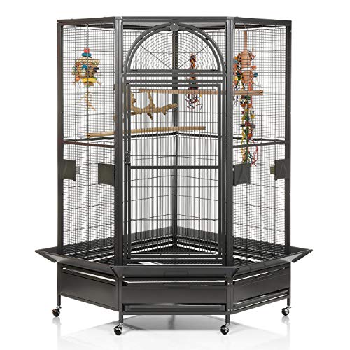 Montana Cages | Eck Voliere Käfig XXL Vogelkäfig Denver II - in Antik Montana Cages | Eck Voliere Käfig XXL Vogelkäfig Denver II - in Antik von Montana Cages