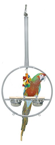 Montana Cages | Hängefreisitz für Papageien - Playring - Platinum von Montana Cages