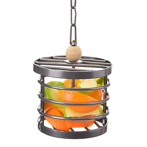 Montana Cages | Hängendes Metallkörbchen zum Befüllen - Foraging für Papageien | ca. 13 x 13 x 14,5 cm von Montana Cages