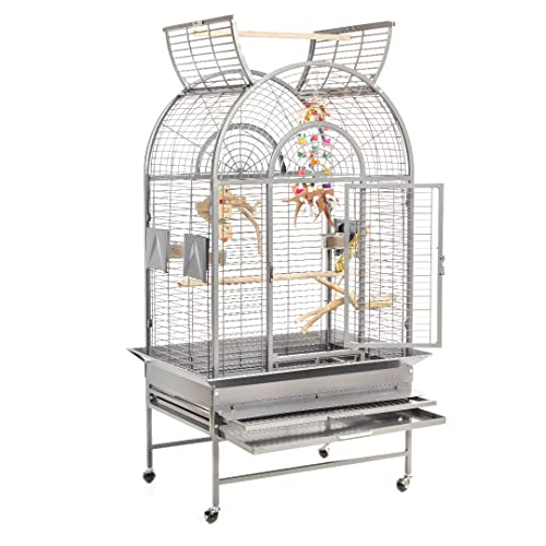 Montana Cages | Käfig New Jersey - in der Farbe Platinum die Voliere XL für Papageien von Montana Cages