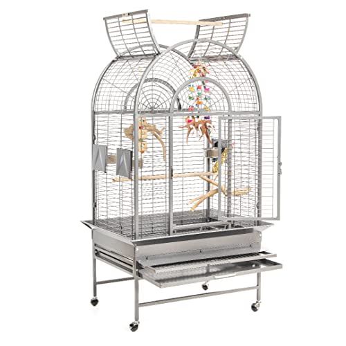 Montana Cages | Käfig New Jersey - in der Farbe Platinum die Voliere XL für Papageien Montana Cages | Käfig New Jersey - in der Farbe Platinum die Voliere XL für Papageien von Montana Cages