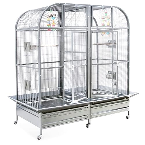 Montana Cages | Sittichvoliere XXL Palace II - Platinum für Finken, Kanarien und Alle Sittiche Montana Cages | Sittichvoliere XXL Palace II - Platinum für Finken, Kanarien und Alle Sittiche von Montana Cages