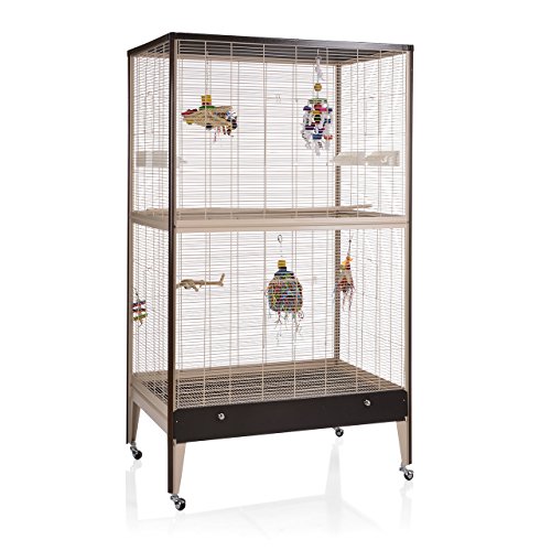 Montana Cages | Voliere, Käfig, Vogelvoliere Happy Home Choco-Vanilla 99B | ca. 99 x 71 x 170 cm Montana Cages | Voliere, Käfig, Vogelvoliere Happy Home Choco-Vanilla 99B | ca. 99 x 71 x 170 cm von Montana Cages