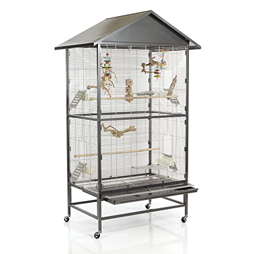 Voliere, Zimmervoliere, Käfig VILLA CASA 90 - antik/plat. Voliere, Zimmervoliere, Käfig VILLA CASA 90 - antik/plat. von Montana Cages