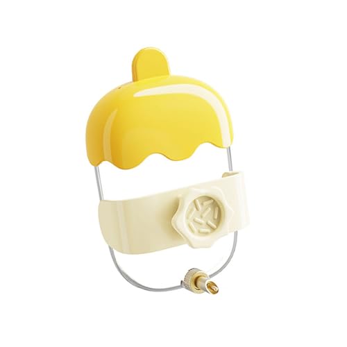 Montesy Automatischer Vogelwasserspender, 360 ml, transparente Flasche für Papageien, Nymphensittiche, kleine Haustiere, Federbelastung, Bewässerungsdesign von Montesy
