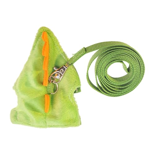 Montesy Haustiergeschirr und Leine, Set für Kleintiere, sicher für Welpen und andere Haustiere, mit Seil, Haustierhalsband von Montesy
