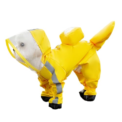 Montesy Hunde-Regenmäntel, geeignet für große und kleine Hunde, winddicht und wasserdicht, Welpen-Regenbekleidung Montesy Hunde-Regenmäntel, geeignet für große und kleine Hunde, winddicht und wasserdicht, Welpen-Regenbekleidung von Montesy