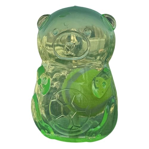 Montesy Hundespielzeug mit Cartoon-Bärfutter, auslaufend, weich, für drinnen und draußen, ideal für Langeweile, Hausgebrauch von Montesy