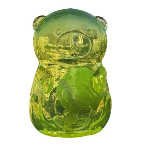 Montesy Hundespielzeug mit Cartoon-Bärfutter, auslaufend, weich, für drinnen und draußen, ideal für Langeweile, Hausgebrauch von Montesy