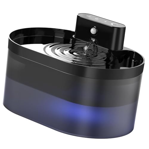 Montesy Kabelloser Katzenbrunnen Batteriebetriebener Haustier-Wasserspender 2,2 l Automatischer Trinkbrunnen mit Bewegungssensoren Montesy Kabelloser Katzenbrunnen Batteriebetriebener Haustier-Wasserspender 2,2 l Automatischer Trinkbrunnen mit Bewegungssensoren von Montesy