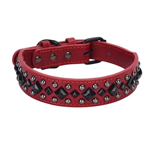Montesy Langlebiges Hundehalsband aus Leder, regulierbar, Persönlichkeit, Hundehalsband, Hundezubehör Montesy Langlebiges Hundehalsband aus Leder, regulierbar, Persönlichkeit, Hundehalsband, Hundezubehör von Montesy