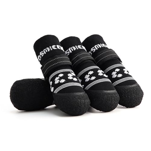 Montesy Rutschfeste Gummisohlen, Hundesocken für Hartholzböden, dicker Griff, verhindert das Verrutschen von Haustierschuhen, toller Pfotenschutz Montesy Rutschfeste Gummisohlen, Hundesocken für Hartholzböden, dicker Griff, verhindert das Verrutschen von Haustierschuhen, toller Pfotenschutz von Montesy