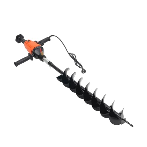 MooBeey 1900W Elektrische Gartenbohrer Erdbohrer Maschine mit Manganstahl Bohrer, Stufenlose Geschwindigkeit Bodenkultivator Bohrer, Tragbarer Garten Spiralbohrer Pflanzbohrer zum Löcher Graben MooBeey 1900W Elektrische Gartenbohrer Erdbohrer Maschine mit Manganstahl Bohrer, Stufenlose Geschwindigkeit Bodenkultivator Bohrer, Tragbarer Garten Spiralbohrer Pflanzbohrer zum Löcher Graben von MooBeey