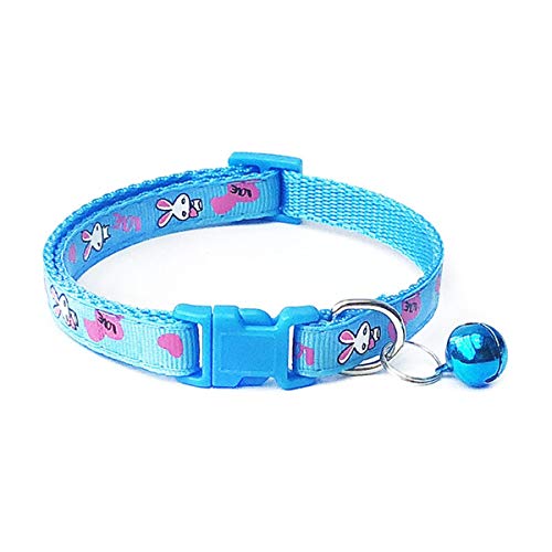 Moonbaby Niedliche Cartoon-Haustierhalsbänder Verstellbare Halskette mit Glockenhalsband EIN blaues S Moonbaby Niedliche Cartoon-Haustierhalsbänder Verstellbare Halskette mit Glockenhalsband EIN blaues S von Moonbaby