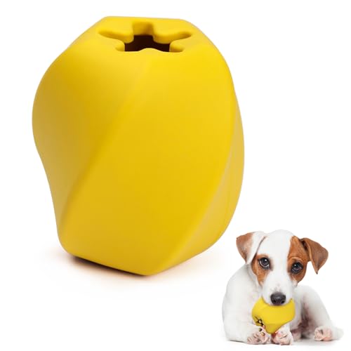 Moonorange Interaktives Leckerli-Spender Welpenspielzeug, Pentagramm-Hundespielzeug, robustes Kauen, langlebig, sichere Gummizähne, reinigt aggressive Kauer für große und mittelgroße Rassen, Gelb Moonorange Interaktives Leckerli-Spender Welpenspielzeug, Pentagramm-Hundespielzeug, robustes Kauen, langlebig, sichere Gummizähne, reinigt aggressive Kauer für große und mittelgroße Rassen, Gelb von Moonorange