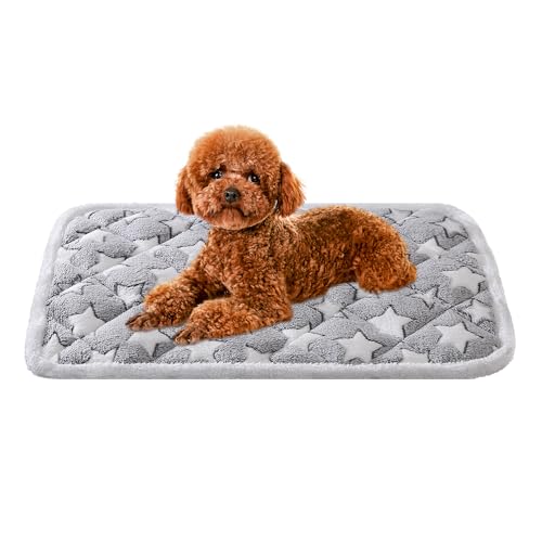 MoonxHome Hundekäfig-Matten, wendbar, weiches Plüsch, Haustierbett für Hunde und Katzen, 60 x 40 cm dicke Matte, ideal für 60 cm große Kisten von MoonxHome