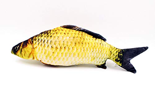 MoonyLi Fisch Katzenminze Spielzeug für Katzen, Simulation Plüsch Fisch-Form Cat Interaktives Spielzeug Kissen Kauen Bite Kick Vorräte für Katze Pets 30cm MoonyLi Fisch Katzenminze Spielzeug für Katzen, Simulation Plüsch Fisch-Form Cat Interaktives Spielzeug Kissen Kauen Bite Kick Vorräte für Katze Pets 30cm von LUMoony