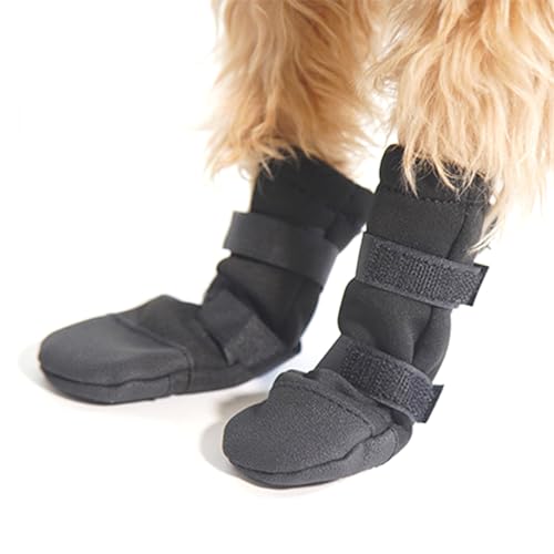 Moonyan Hundesocken | 2 Stück Schuhe für Hunde,Hundeschuhe für Hot Pavement Traction Control Booties für ältere Hunde, Pfotenschutz für kleine, mittelgroße und große Hunde von Moonyan