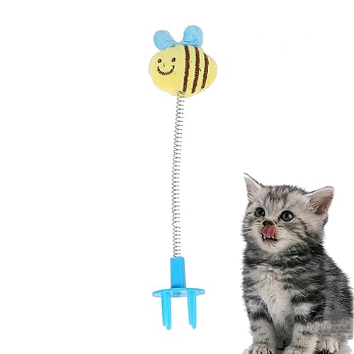 Moonyan Süßes Katzenspielzeug | Selbstaufrichtendes Kätzchenspielzeug, niedliches Katzen-Teaser-Plüschtier,10 Verschiedene interaktive Schaukelspielzeuge, Heimtierbedarf für Tierbesitzer von Moonyan