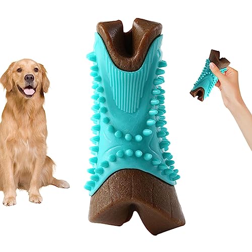 Moonyan Zahnschleifstab für Hunde - Kauspielzeug für Welpen,Leckerli-Haltespielzeug für Hunde, Backenzahnvorsprünge, Kauspielzeug für Welpen, große Hunde mittlerer Rassen von Moonyan