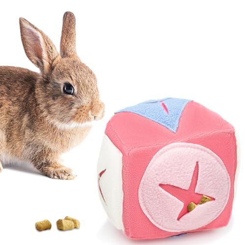 Mooydee Großes Kaninchen-Spielzeug mit Glocke, waschbarer Schnüffelball für Kaninchen, Spielzeug, interaktives Puzzle, Hasenspielzeug, Leckerli-Spender, fördert natürliche Futtersuchfähigkeiten Mooydee Großes Kaninchen-Spielzeug mit Glocke, waschbarer Schnüffelball für Kaninchen, Spielzeug, interaktives Puzzle, Hasenspielzeug, Leckerli-Spender, fördert natürliche Futtersuchfähigkeiten von Mooydee