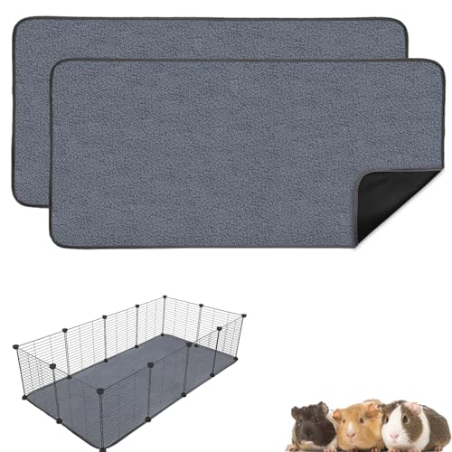 Mooydee Meerschweinchen-Fleece-Käfigeinlagen für C&C 2 x 4 Lebensraum, waschbar, wiederverwendbar, Meerschweinchen-Bettwäsche, super saugfähig, Meerschweinchen, Urinierunterlagen, rutschfeste Matte Mooydee Meerschweinchen-Fleece-Käfigeinlagen für C&C 2 x 4 Lebensraum, waschbar, wiederverwendbar, Meerschweinchen-Bettwäsche, super saugfähig, Meerschweinchen, Urinierunterlagen, rutschfeste Matte von Mooydee