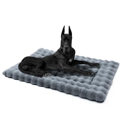Mora Pets Hundematte Hundedecke waschbar und rutschfest Hundebett Flauschig Hundekissen für Kleine Mittelgroße Grosse Hunde Decke Weiches und Warmes, Grau 107 x 71 cm Mora Pets Hundematte Hundedecke waschbar und rutschfest Hundebett Flauschig Hundekissen für Kleine Mittelgroße Grosse Hunde Decke Weiches und Warmes, Grau 107 x 71 cm von Mora Pets