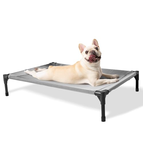 Mora Pets Hundeliege Outdoor Erhöhtes Hundebett Hunde Liege Draußen für Kleine Mittelgroße Grosse Hunde Bett im Garten und Indoor Haustierliege Camping 94.5 x 61 x 18 cm Grau Mora Pets Hundeliege Outdoor Erhöhtes Hundebett Hunde Liege Draußen für Kleine Mittelgroße Grosse Hunde Bett im Garten und Indoor Haustierliege Camping 94.5 x 61 x 18 cm Grau von Mora Pets