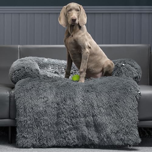 Mora Pets Hundebett Plüsch Sofaschutz Hund Hundedecke Sofa Couch Sofaschoner für Hunde wasserdicht & antirutsch Hundekissen für mittelgroße Hunde, L 89 x B 112 x H 15 cm (4-in-1) Mora Pets Hundebett Plüsch Sofaschutz Hund Hundedecke Sofa Couch Sofaschoner für Hunde wasserdicht & antirutsch Hundekissen für mittelgroße Hunde, L 89 x B 112 x H 15 cm (4-in-1) von Mora Pets