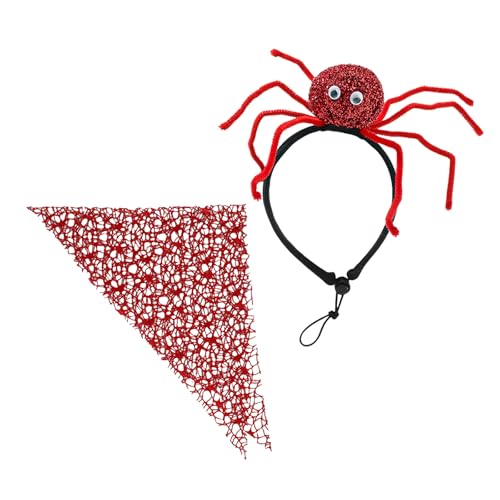Cartoon-Spinnen-Haarband, Bandanas für Hunde, stilvolle Dreiecks-Haustier-Schals für kleine bis große Haustiere, Foto-Requisiten, Hundehalstuch, groß Cartoon-Spinnen-Haarband, Bandanas für Hunde, stilvolle Dreiecks-Haustier-Schals für kleine bis große Haustiere, Foto-Requisiten, Hundehalstuch, groß von Morain